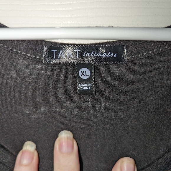 TART intimates Nap Time Sleep Top- size XL black - Picture 7 of 7
